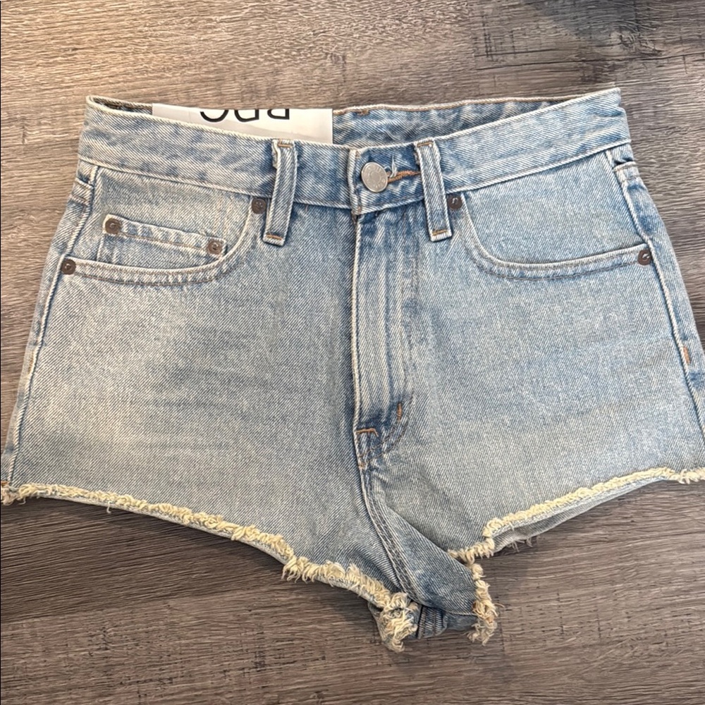 BDG Blue Jean Shorts High-Waisted Vintage Style